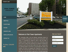 Tablet Screenshot of parktowerapartmentsbc.com